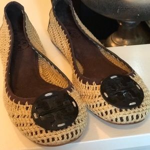 **Retired** Tory Burch Rory Crochet Ballet Flat